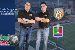 Previa Envigado Vs Once Caldas. Estadística